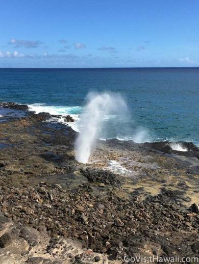 Kauai's Spouting Horn - Go Visit Hawaii