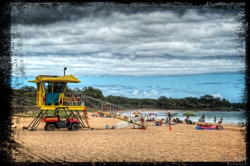 dt fleming beach life guard station