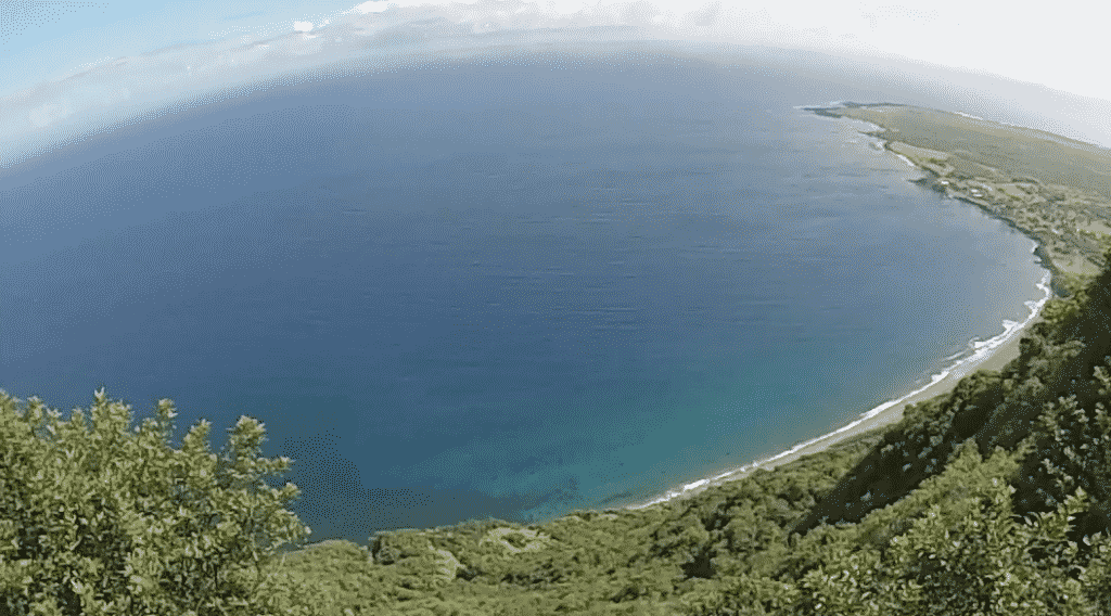 Ocean view from Kalaupapa Trail