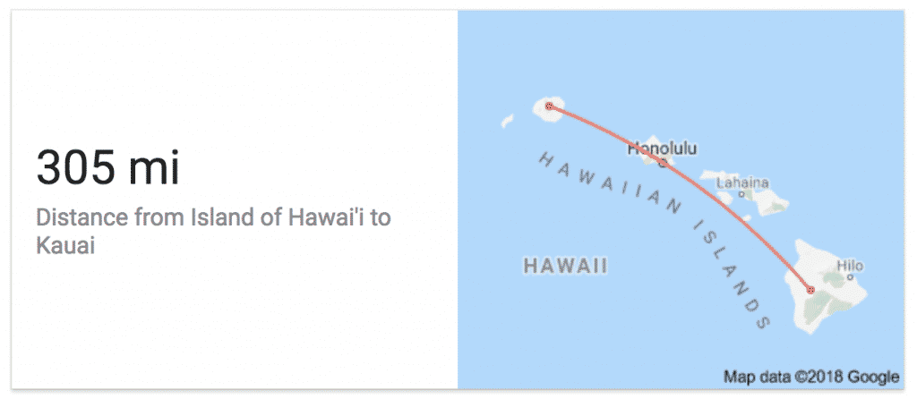 plane trip to hawaii length