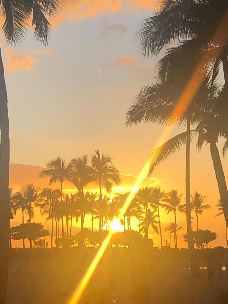 Aloha Friday Photo Sunset Line Go Visit Hawaii